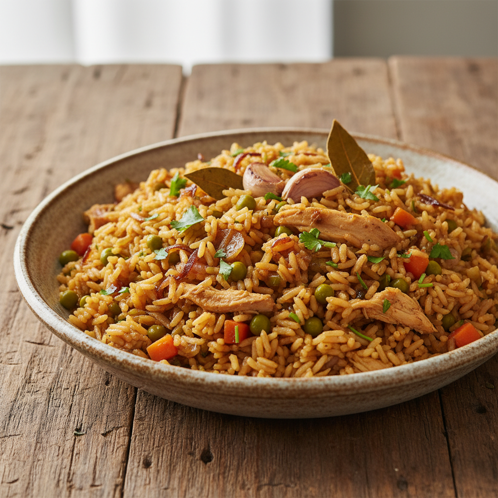 Foto da receita Arroz Temperado com Caldo de Galinha