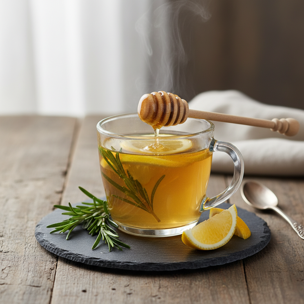 Foto da receita Infusão de Alecrim com Limão e Mel