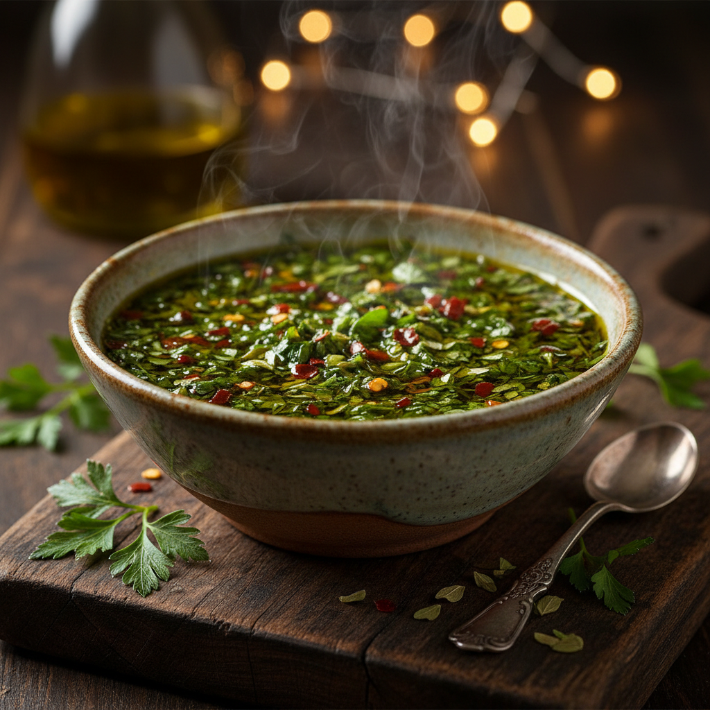Foto da receita Molho Chimichurri Clássico