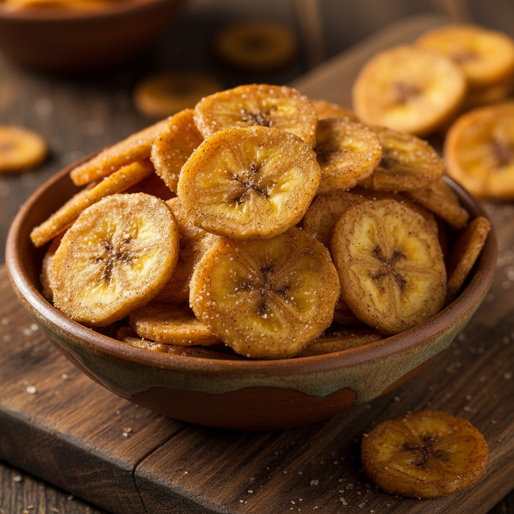 Chips De Banana Da Terra Doce