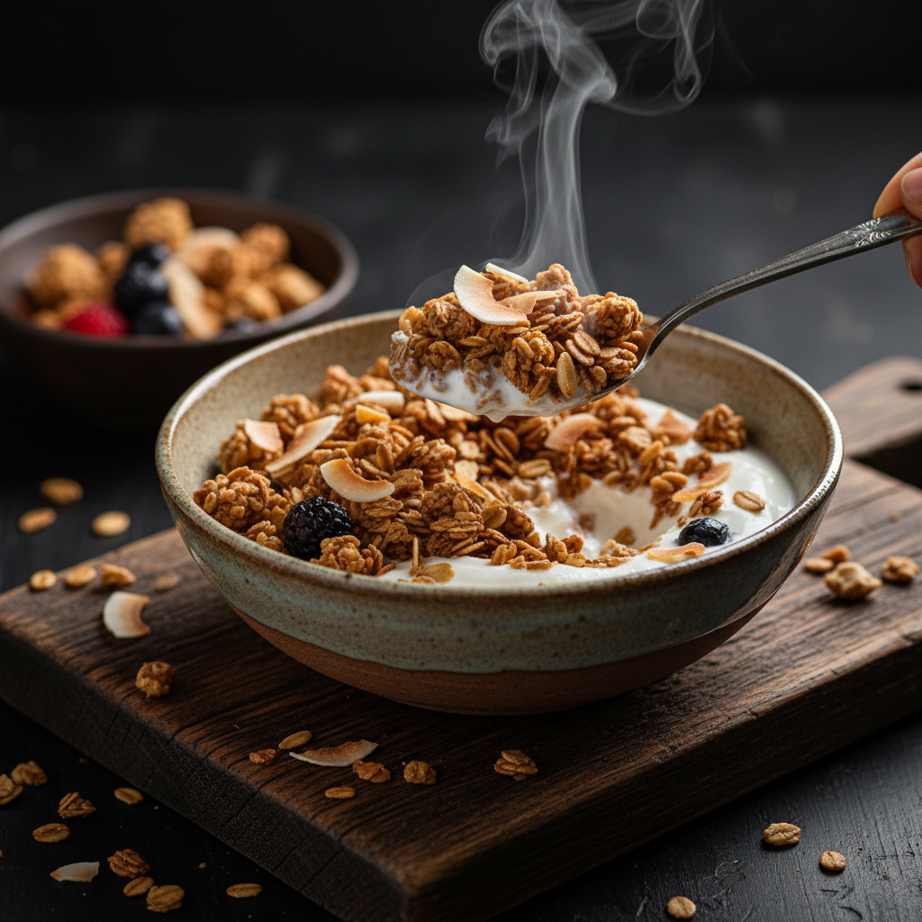 Foto da receita Granola Caseira com Chips de Coco