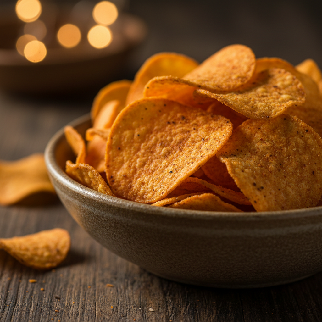 Chips de Mandioca Nacho