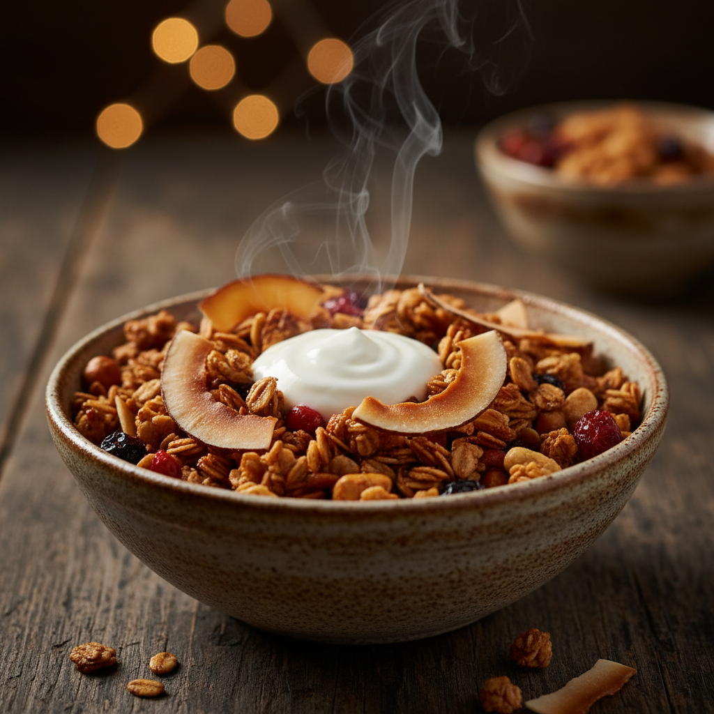 Foto da receita Granola Caseira com Coco em Flocos