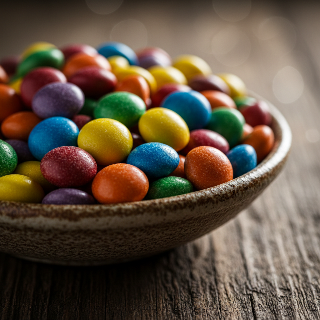Confeito Colorido De Chocolate