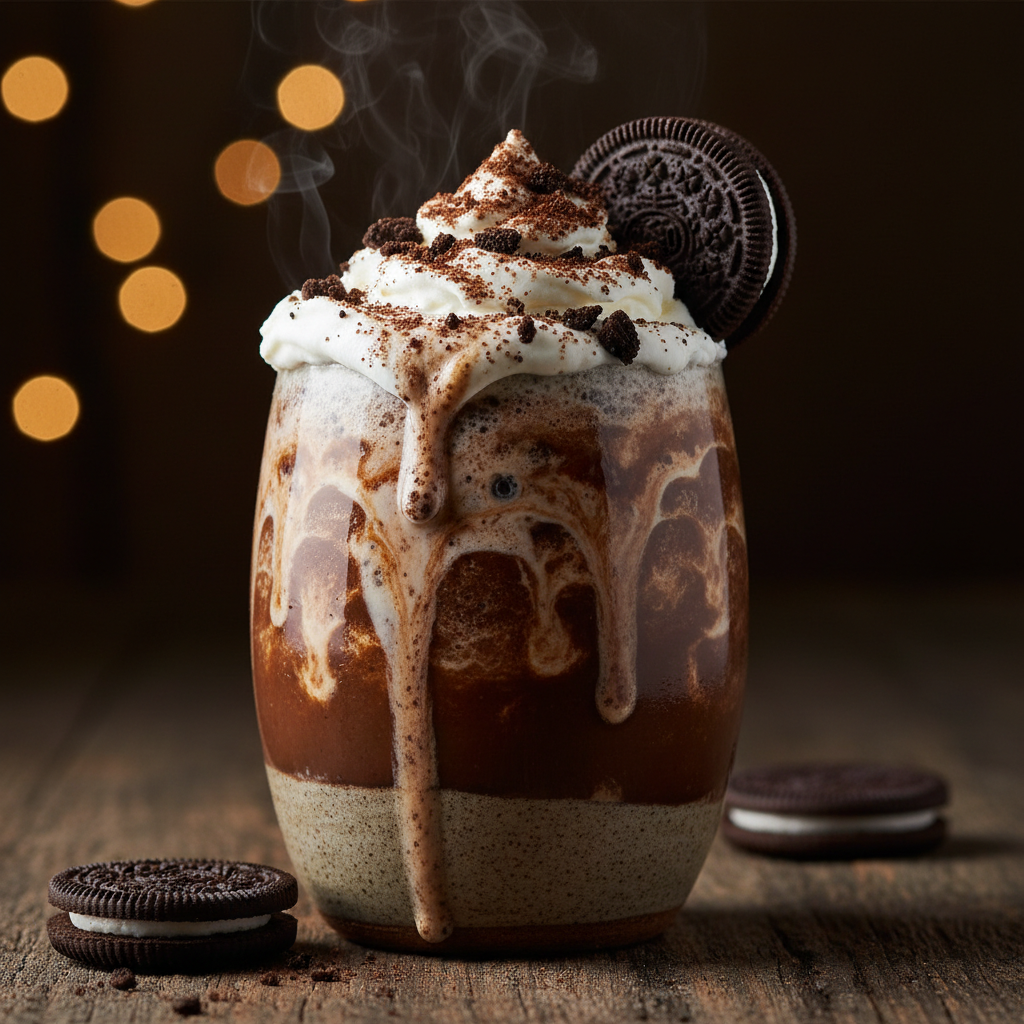Foto da receita Milkshake Vegano de Cookies e Café