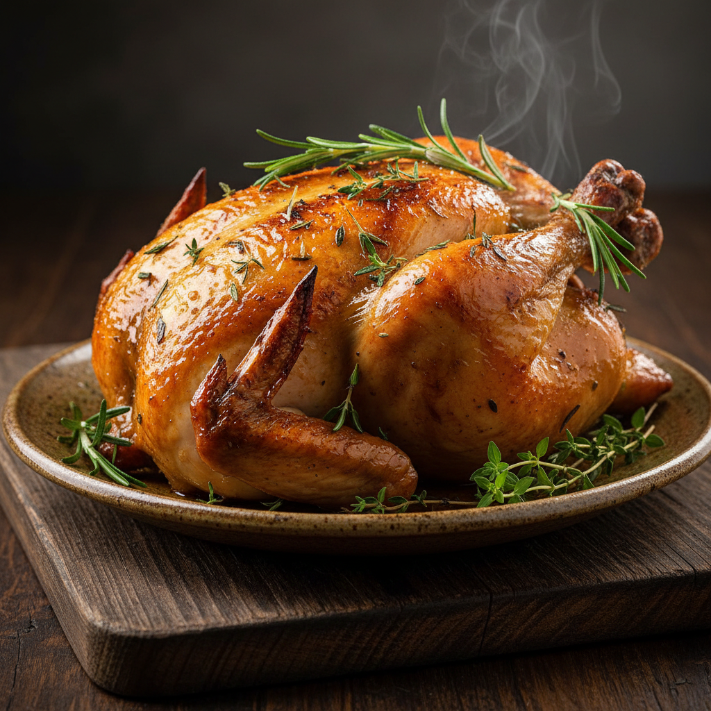 Foto da receita Frango Assado com Ervas Sem Sódio