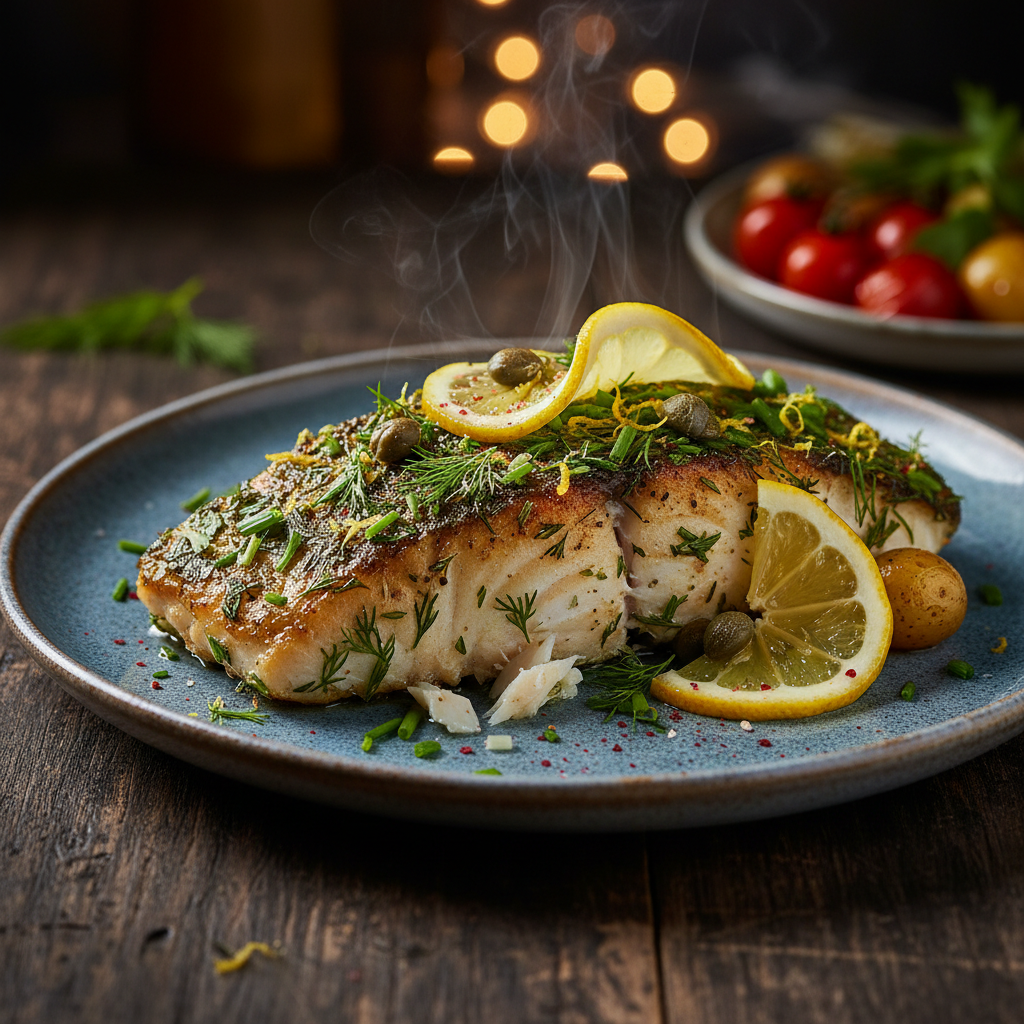 Foto da receita Filé de Peixe com Ervas Finas e Limão
