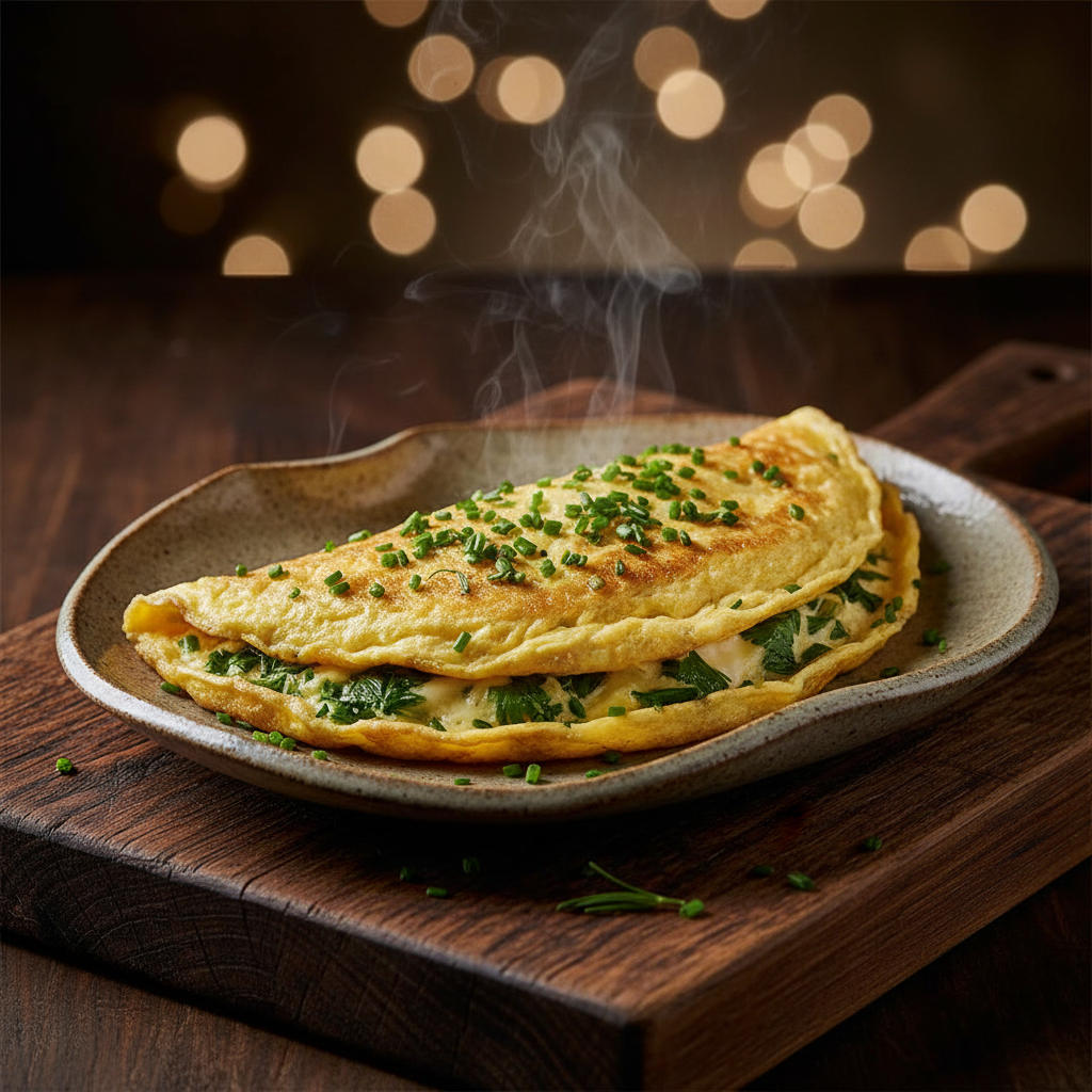 Foto da receita Omelete com Ervas Finas