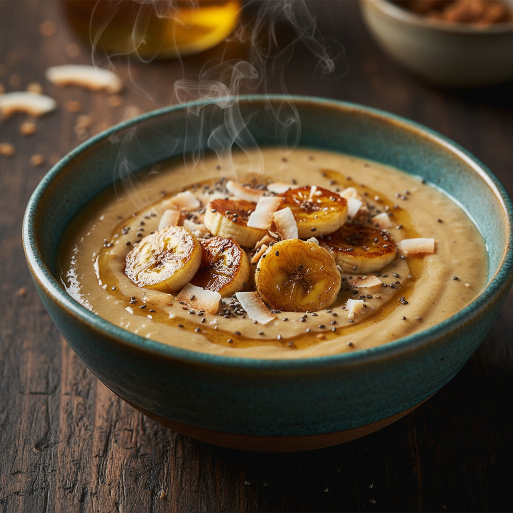 Foto da receita Vitamina cremosa de banana com extrato de soja