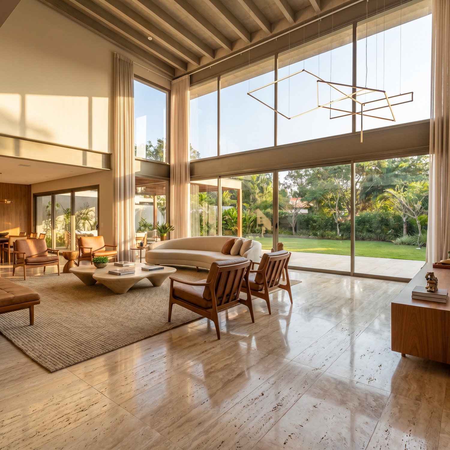 Piso Travertino Levigado