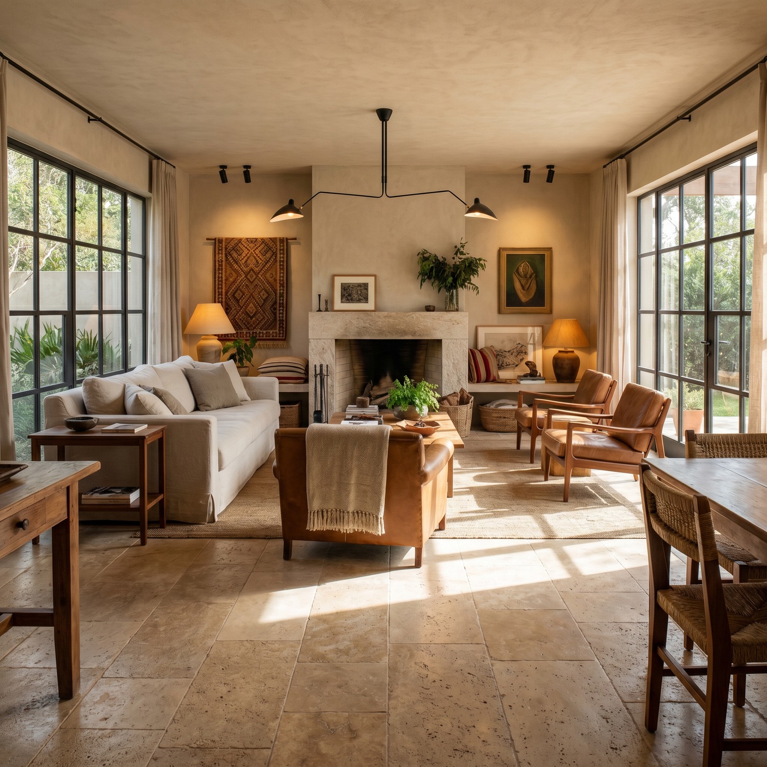 Piso Travertino Natural