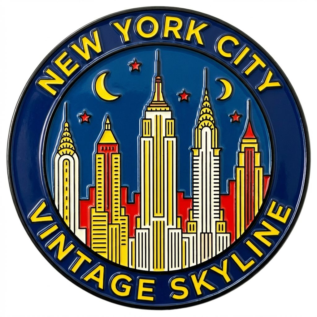 NYC Skyline Fridge Magnet