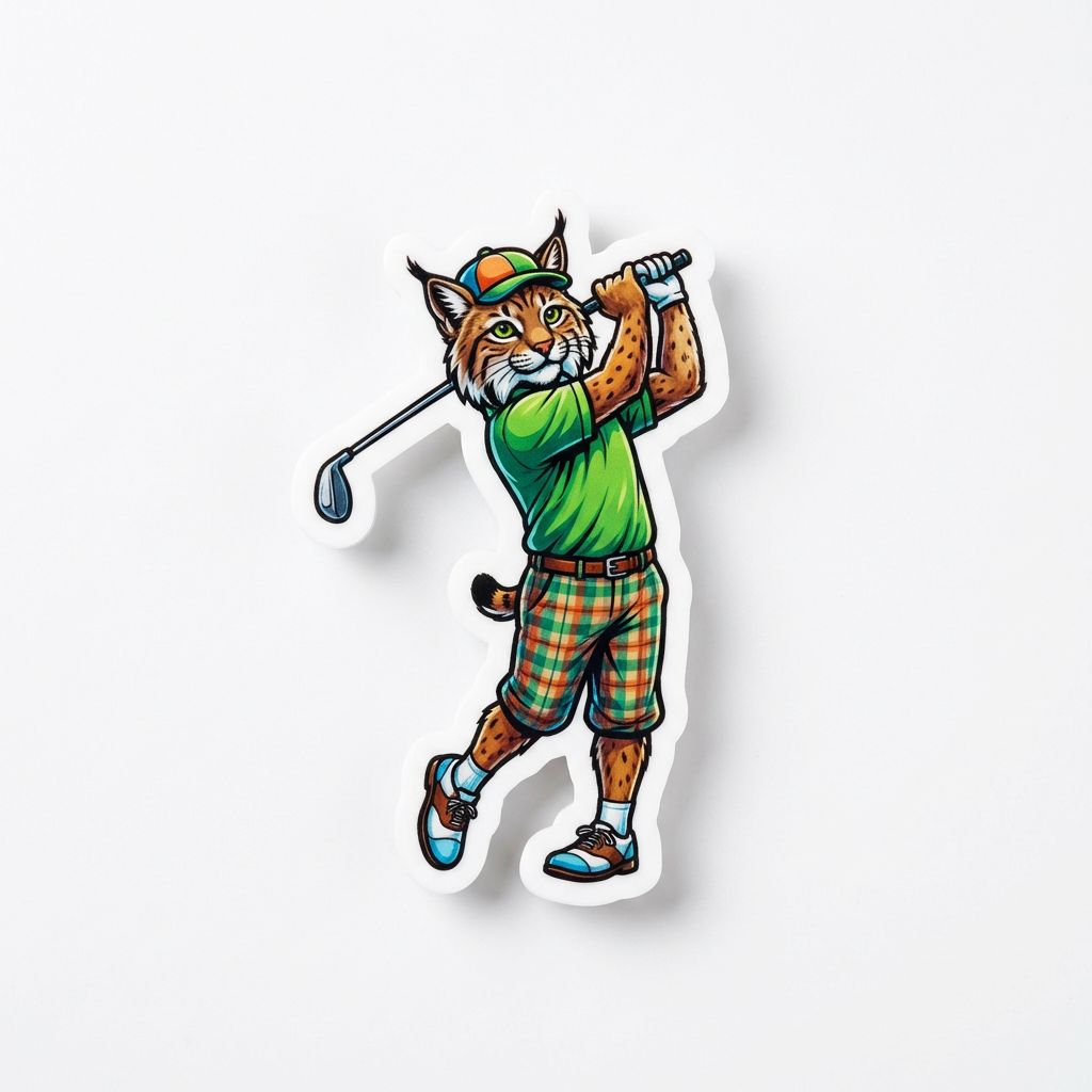 NYU Bobcat Golf Phone Grip