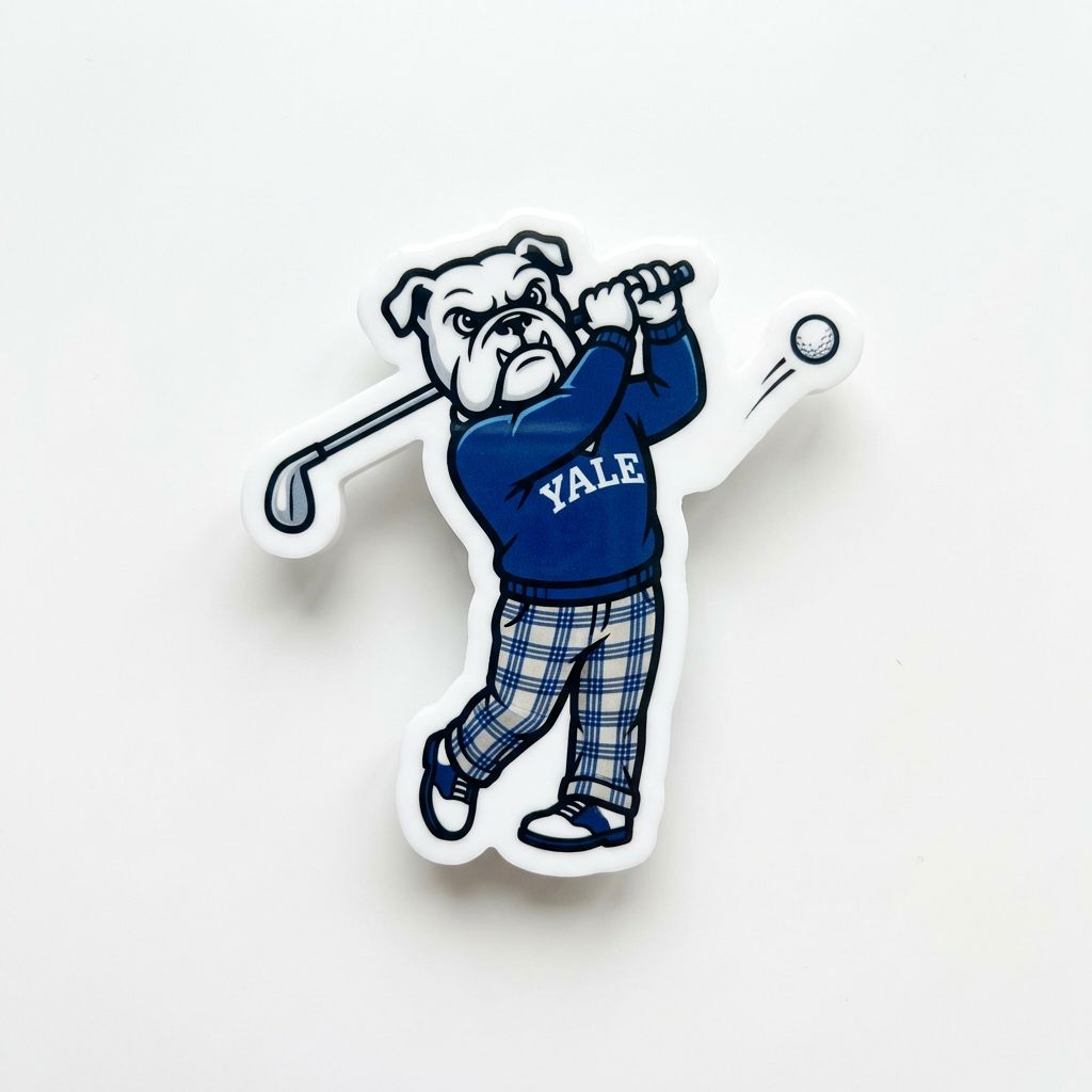 Yale Bulldog Golf Phone Grip