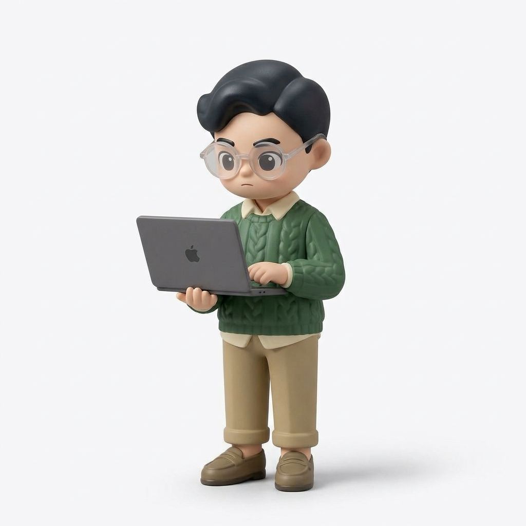 Ivy Boy Taking Notes With Macbook