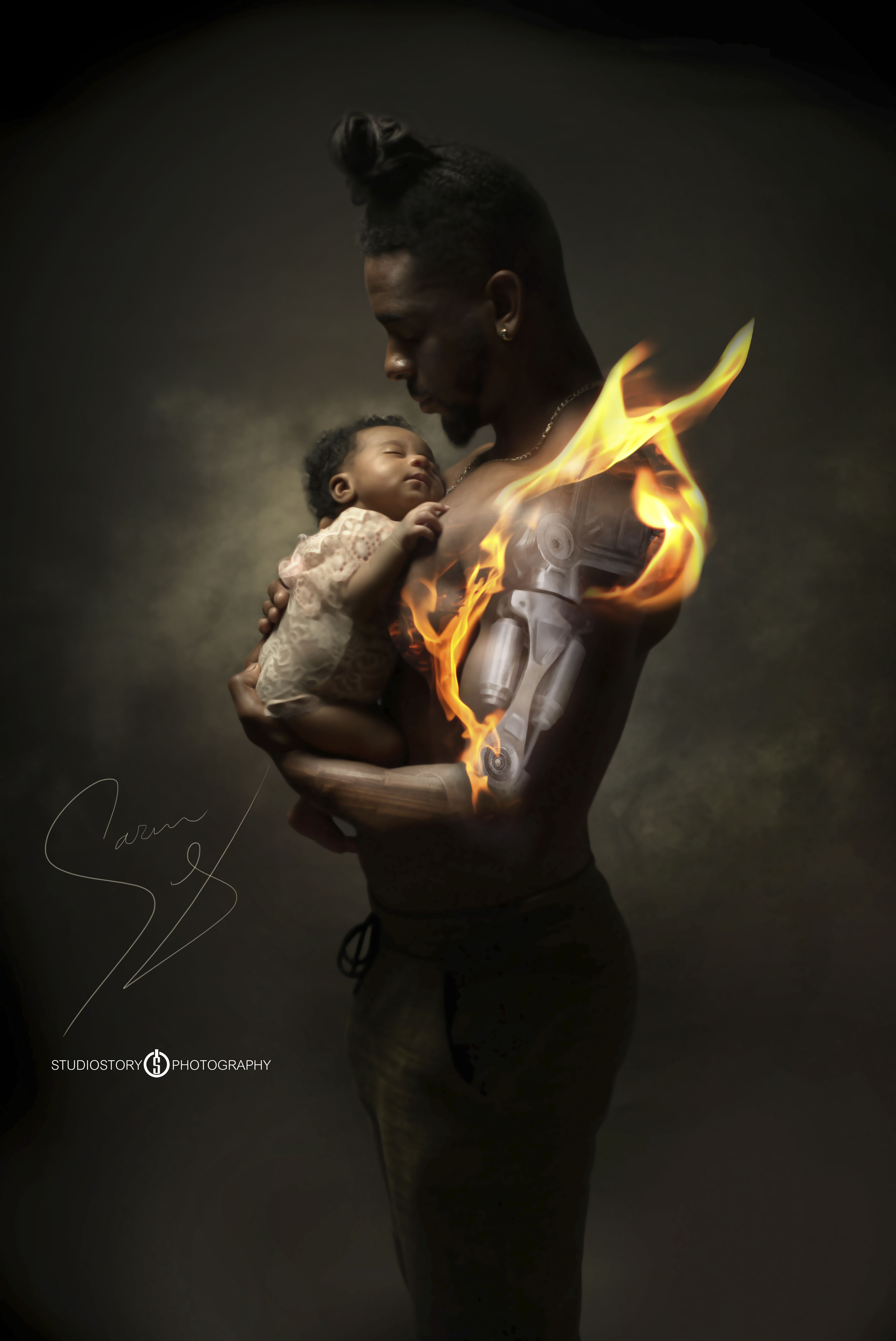 At Home Studio Portrait