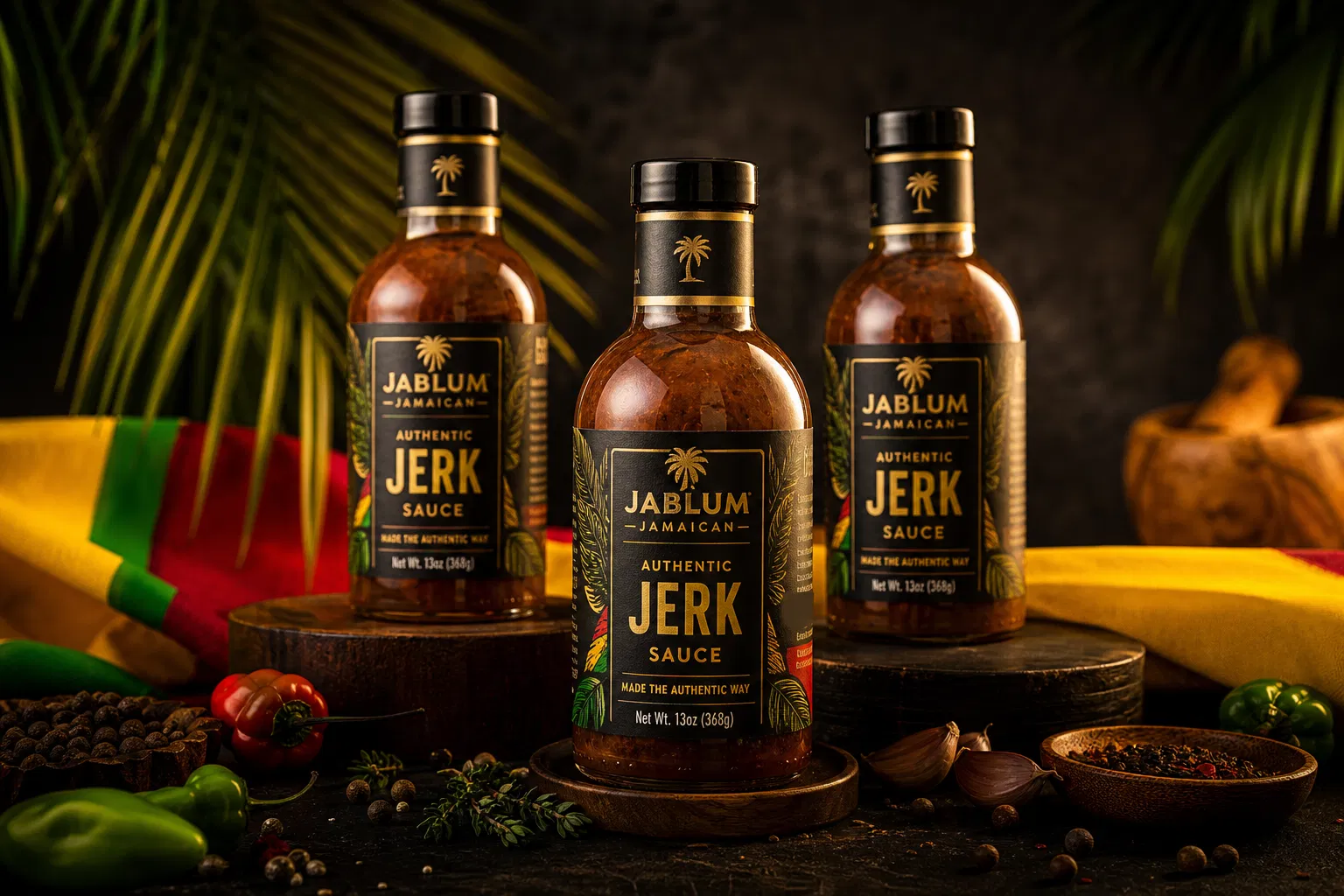 Jerk Kitchen LA bottles