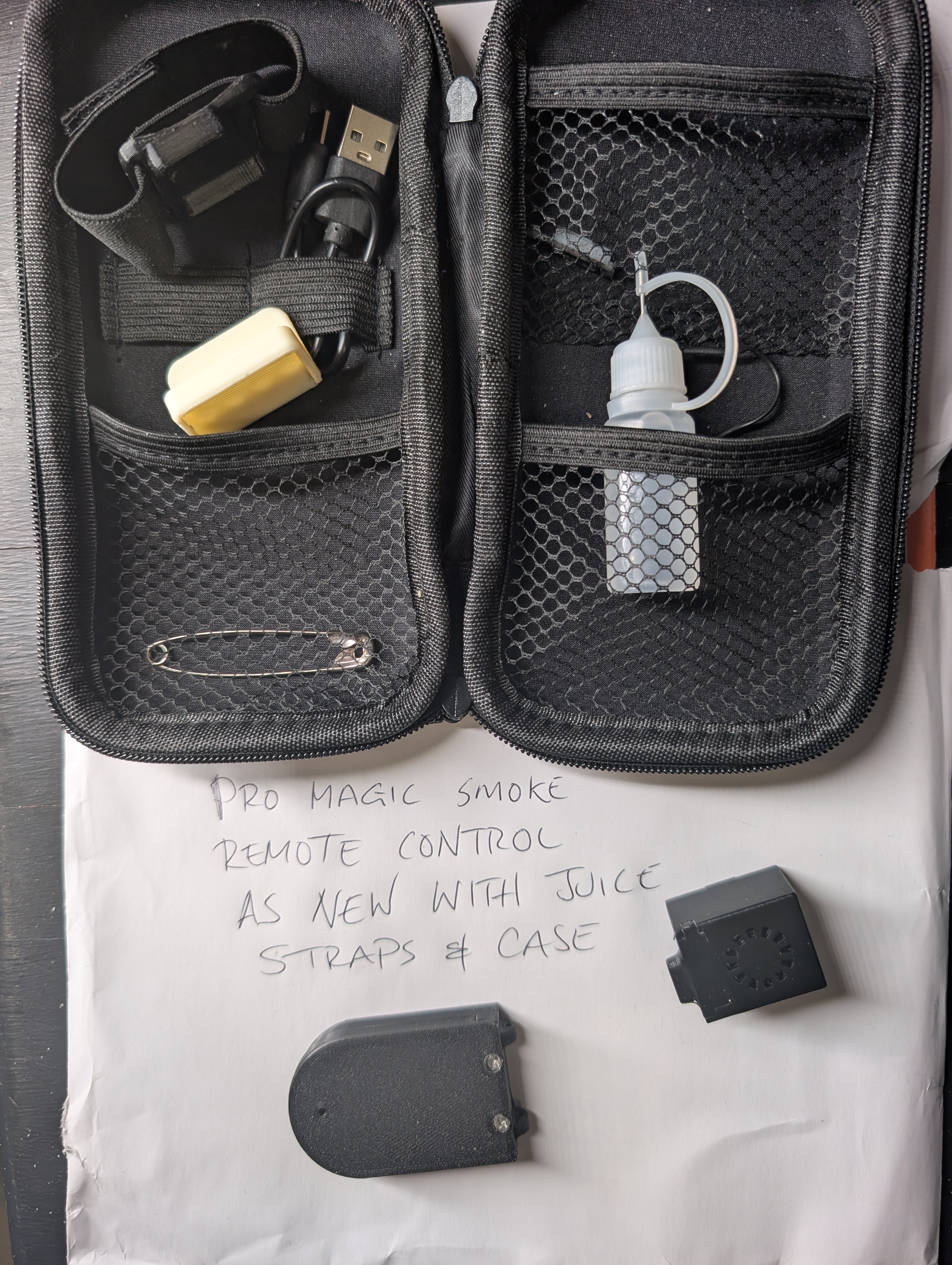 PRO Magician SMOKE Device Remote Controlled Vaping Illusion Prop Kit with Case & Juice