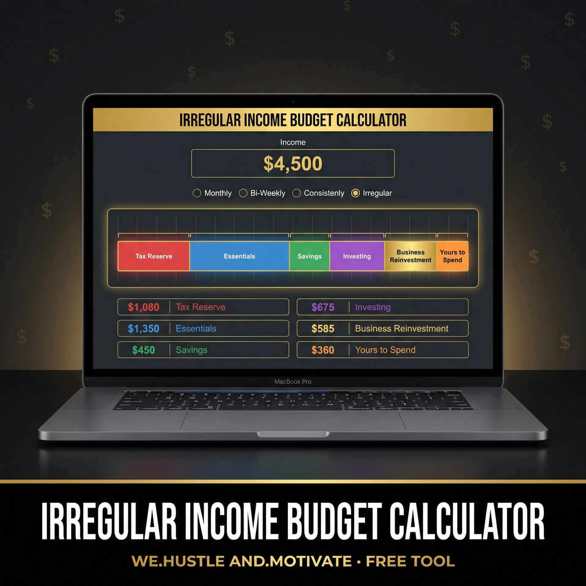 Irregular Income Budget Calculator — WHAM Free Tool
