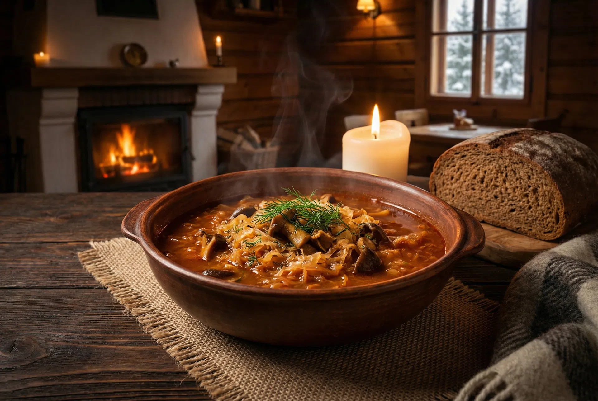 Kapustnica — slovenská zelná polévka