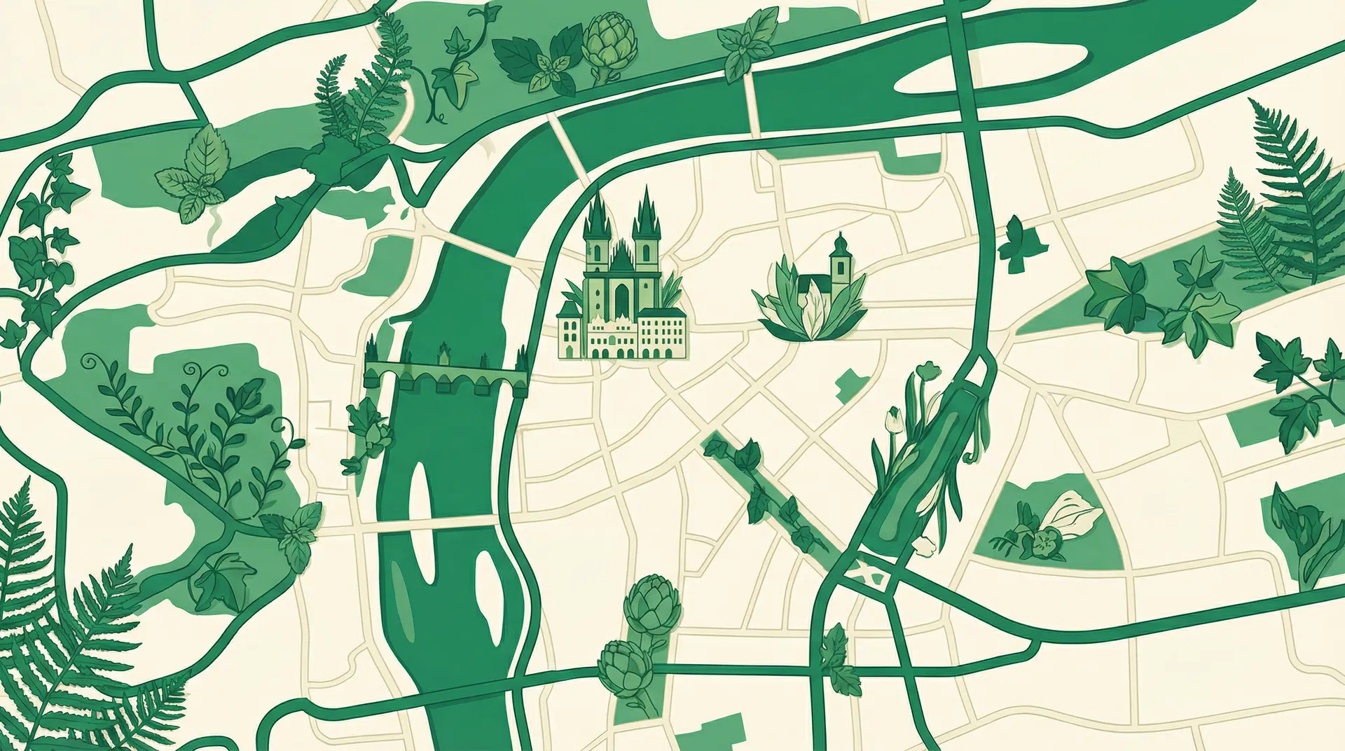 Mapa veganských restaurací v Praze — všechna bezmasá místa n…