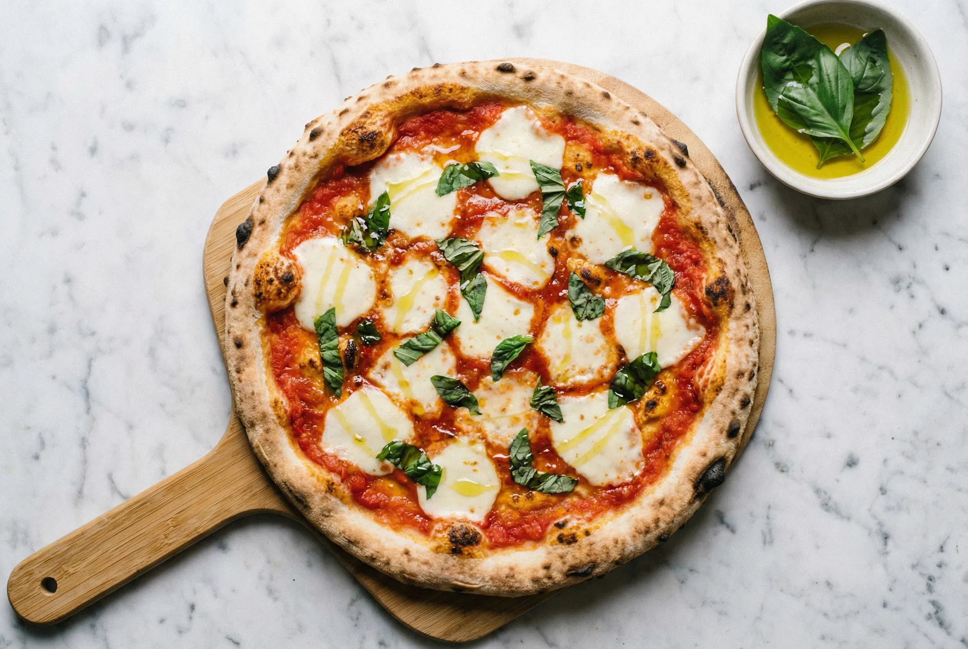 Veganská pizza Margherita