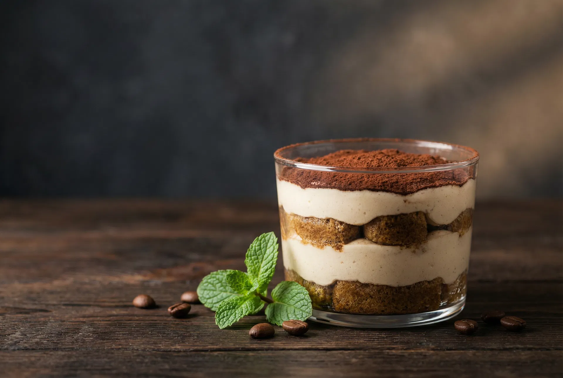Veganské tiramisu