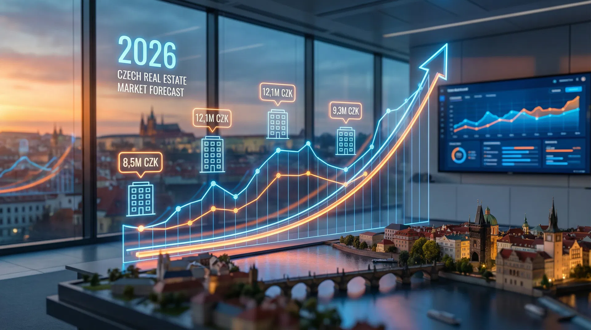 Ceny nemovitostí v ČR 2026 — přehled cen bytů, domů a pozemků