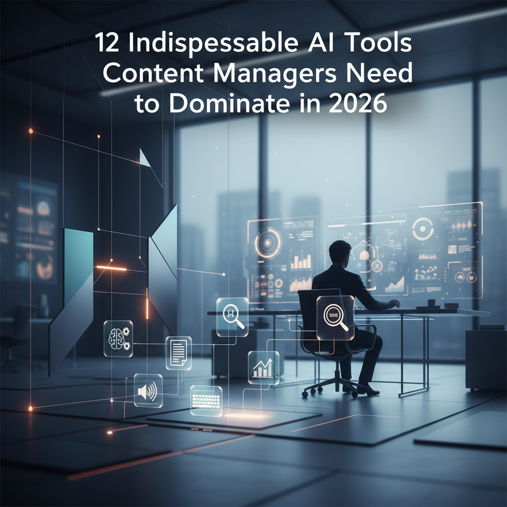 12 Indispensable AI Tools Content Managers Need to Dominate in 2026