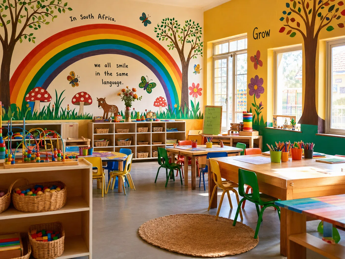 Tots & Tods colorful classroom