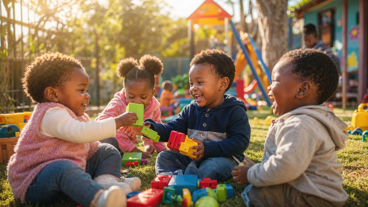 Children playing at Tots & Tods