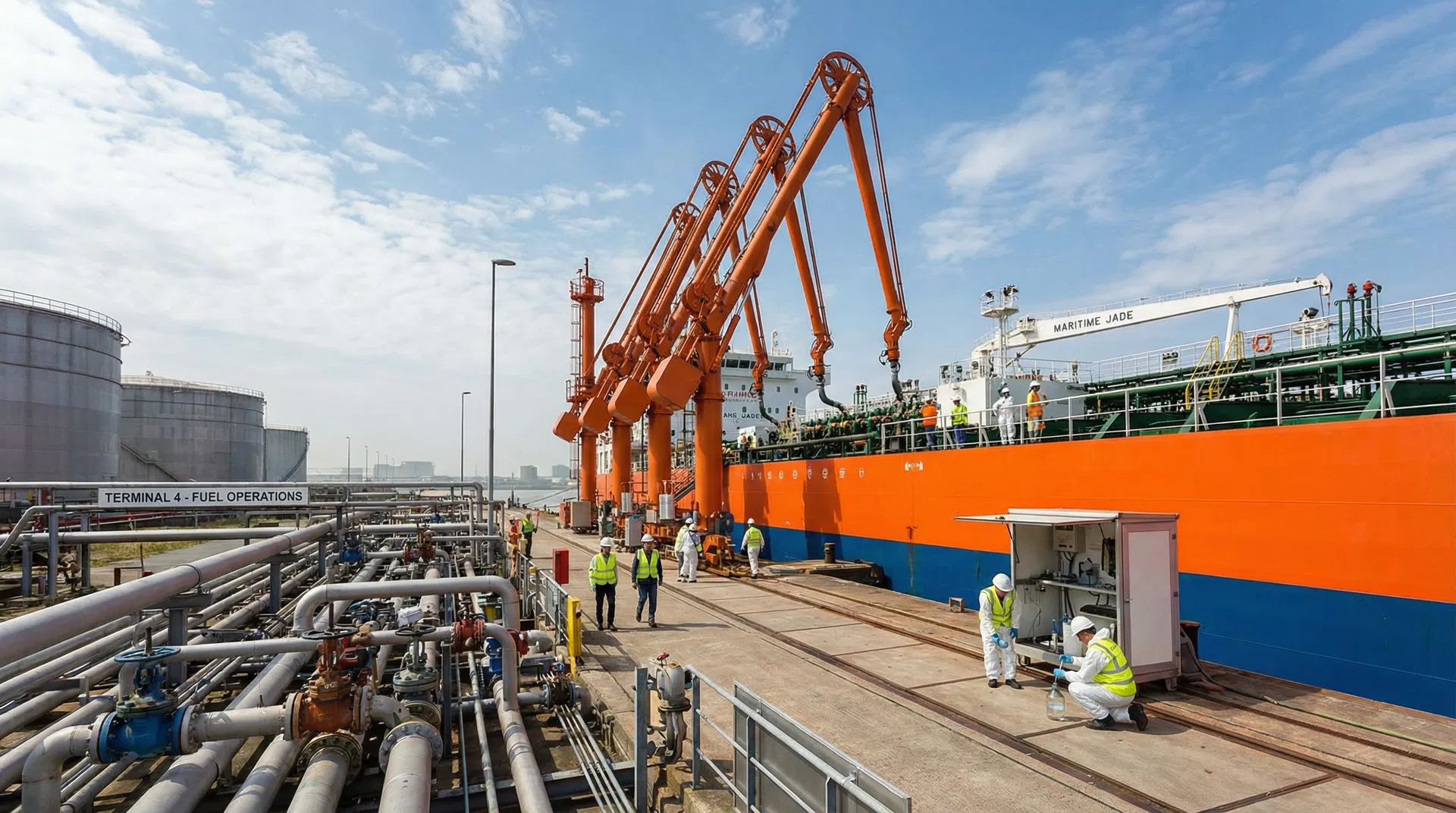 Preparação e Monitoramento de Descargas Marítimas e Terrestres