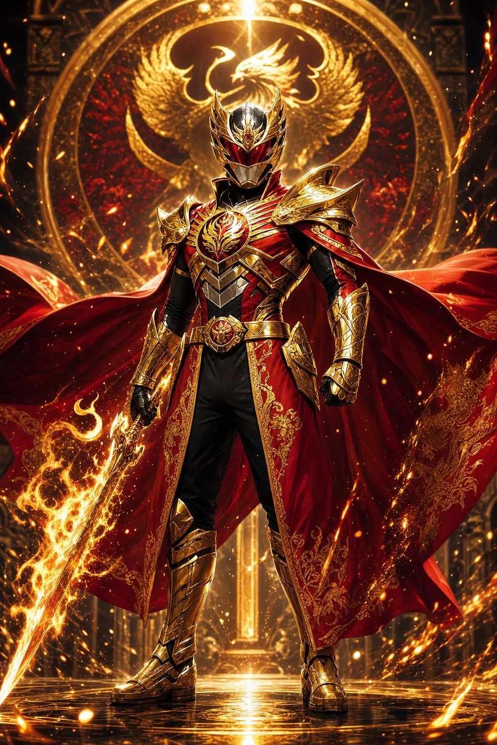 Gold Superhero