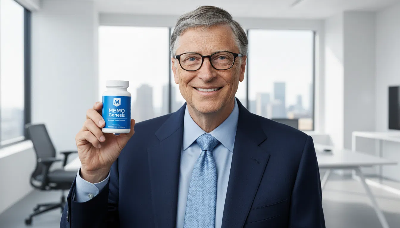 Bill Gates with Memo Genesis