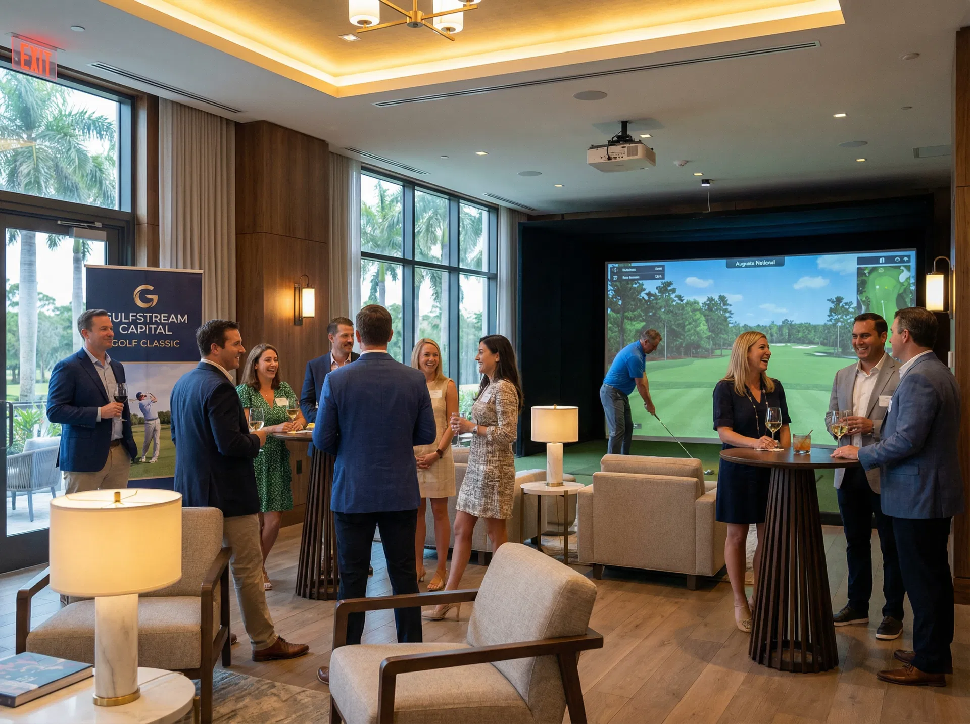 Pop Up Tee Box corporate event