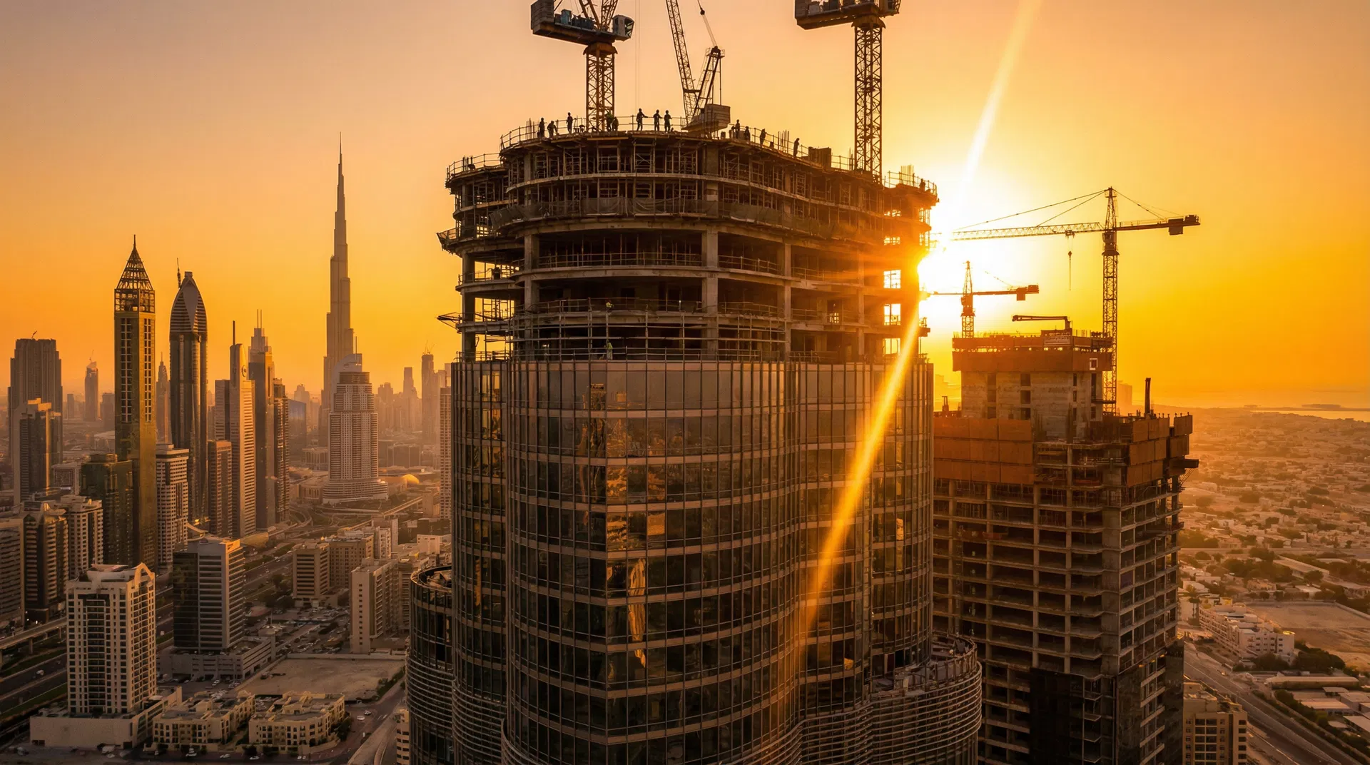 Construção premium em Dubai
