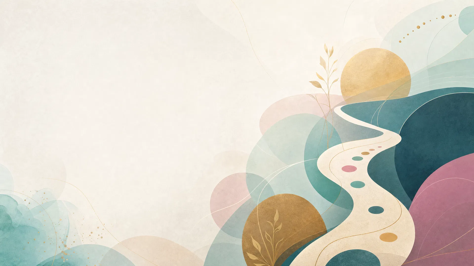 Abstract pathway from unclear numbers to calmer daily habits