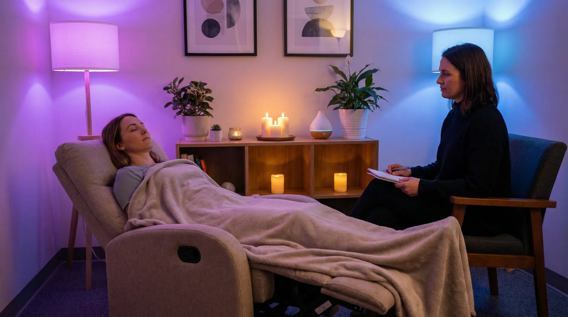 Sessão de regressão terapêutica