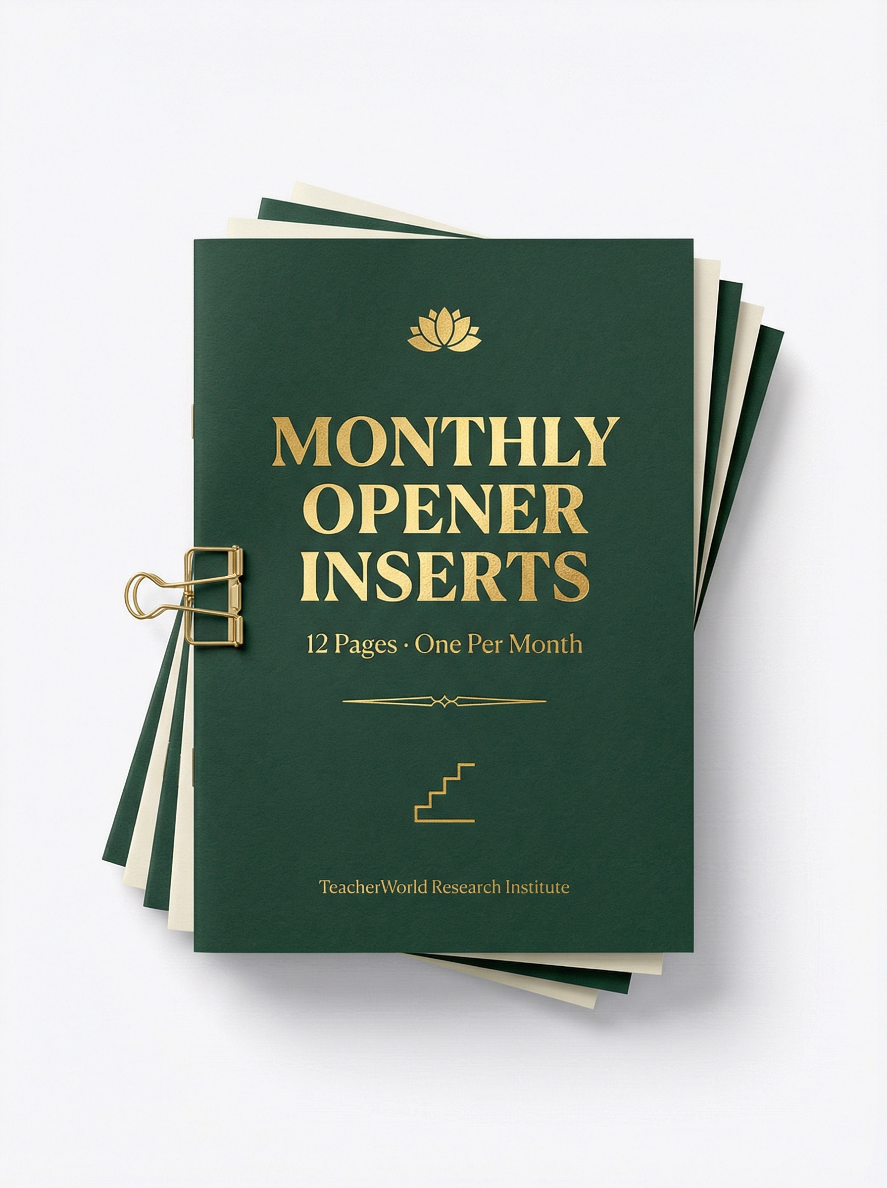 Monthly Opener Inserts front