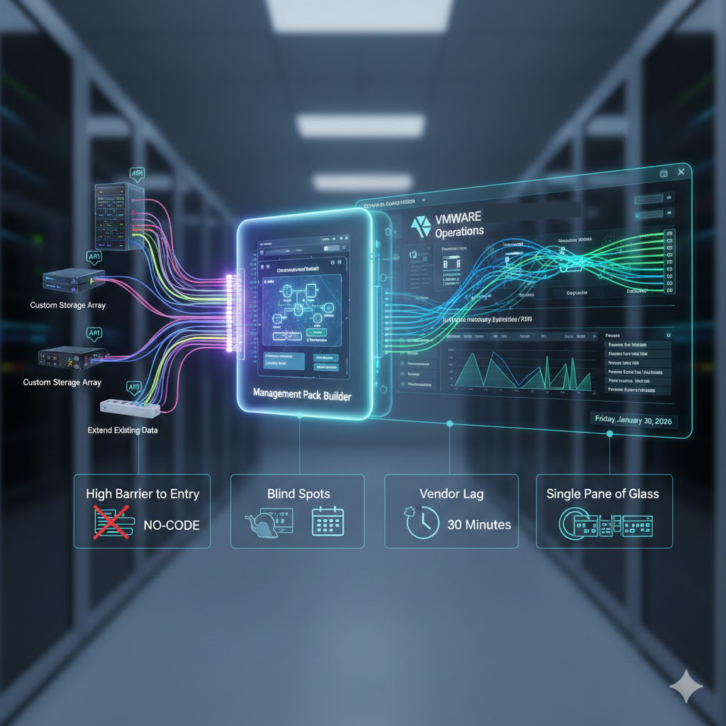 Ampliando a Visibilidade com o Management Pack Builder do VMware Cloud Foundation