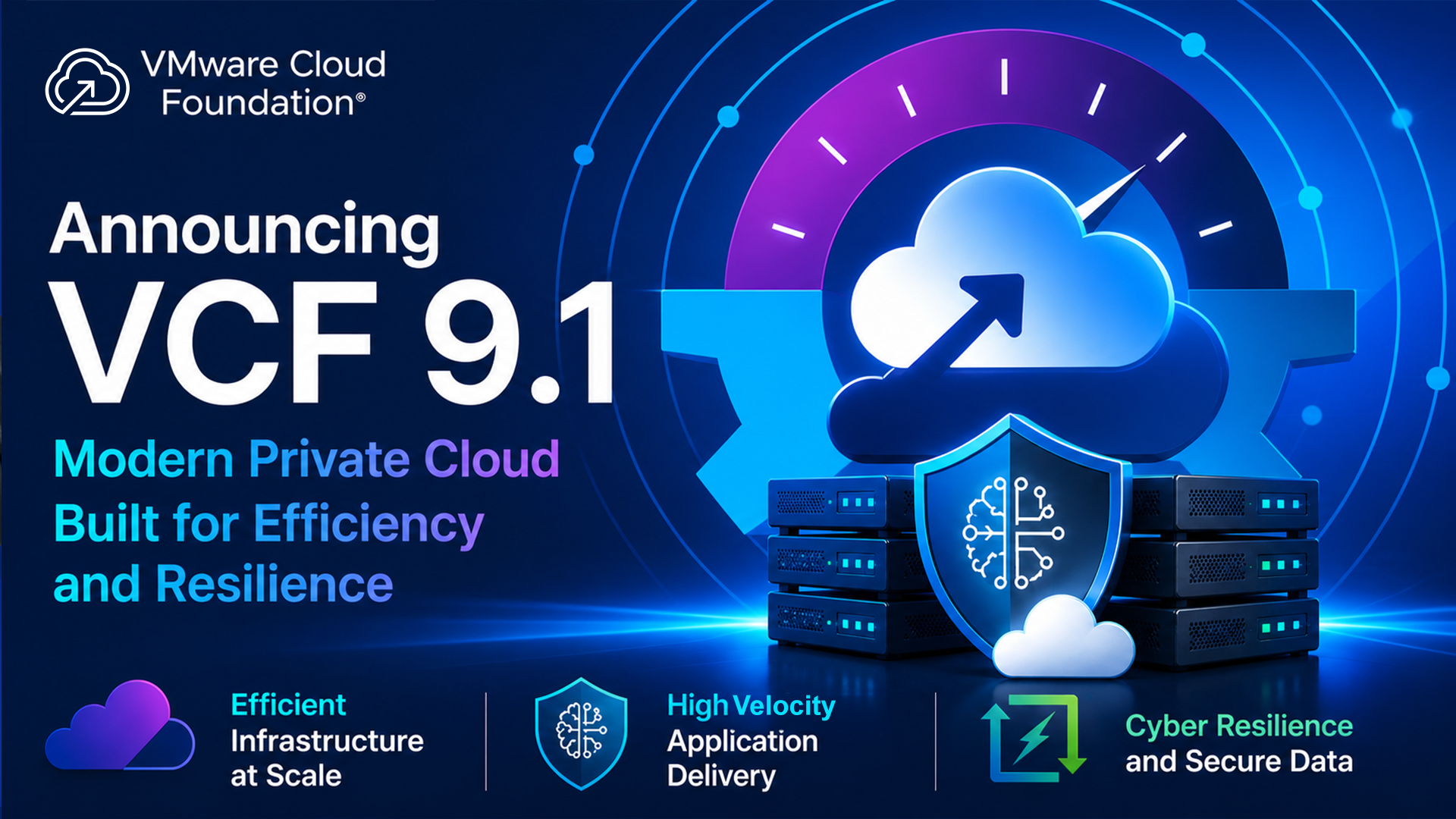Anunciando o VCF 9.1: Nuvem Privada Moderna Construída para Eficiência e Resiliência