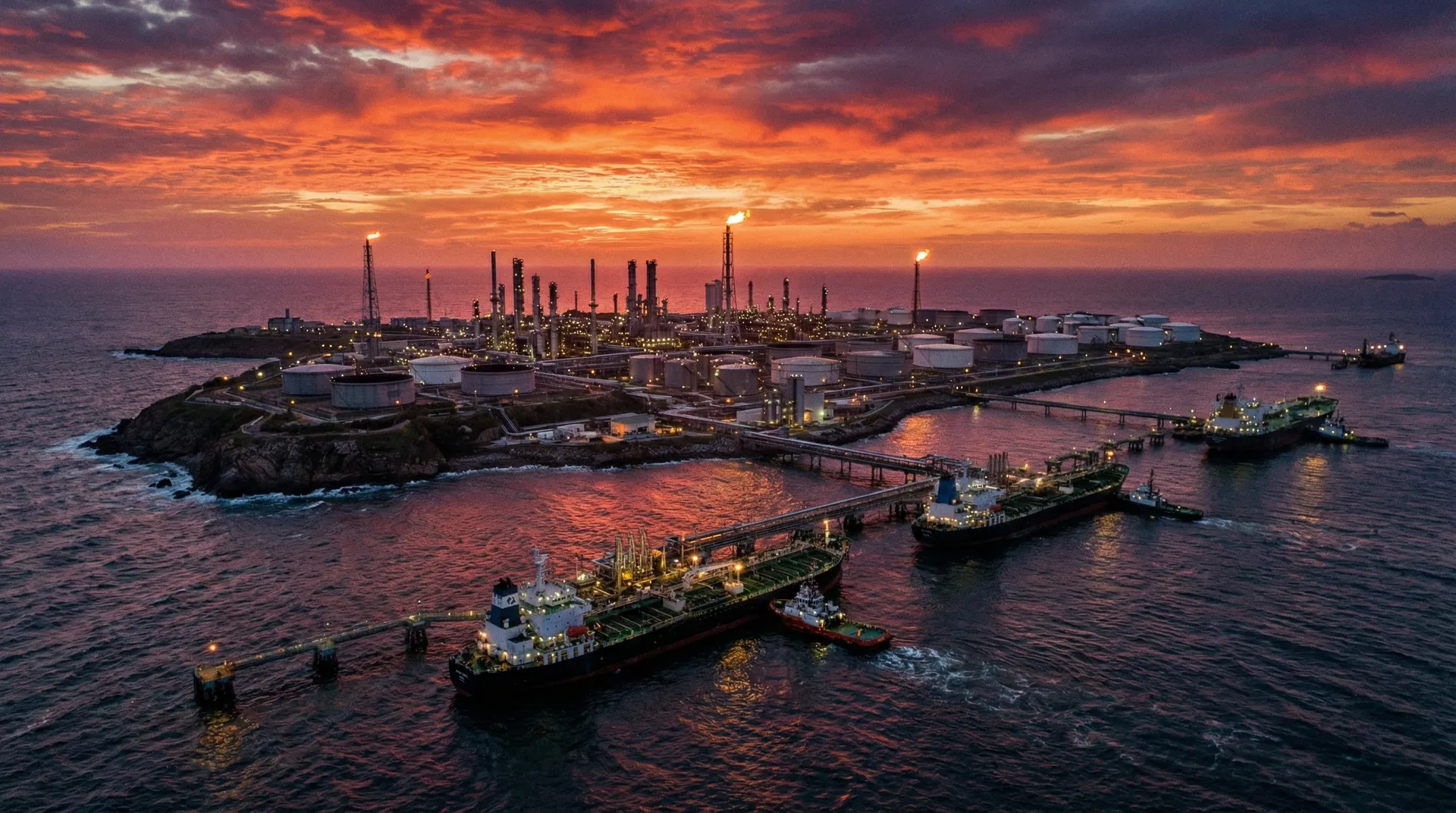 Kharg Island oil facility