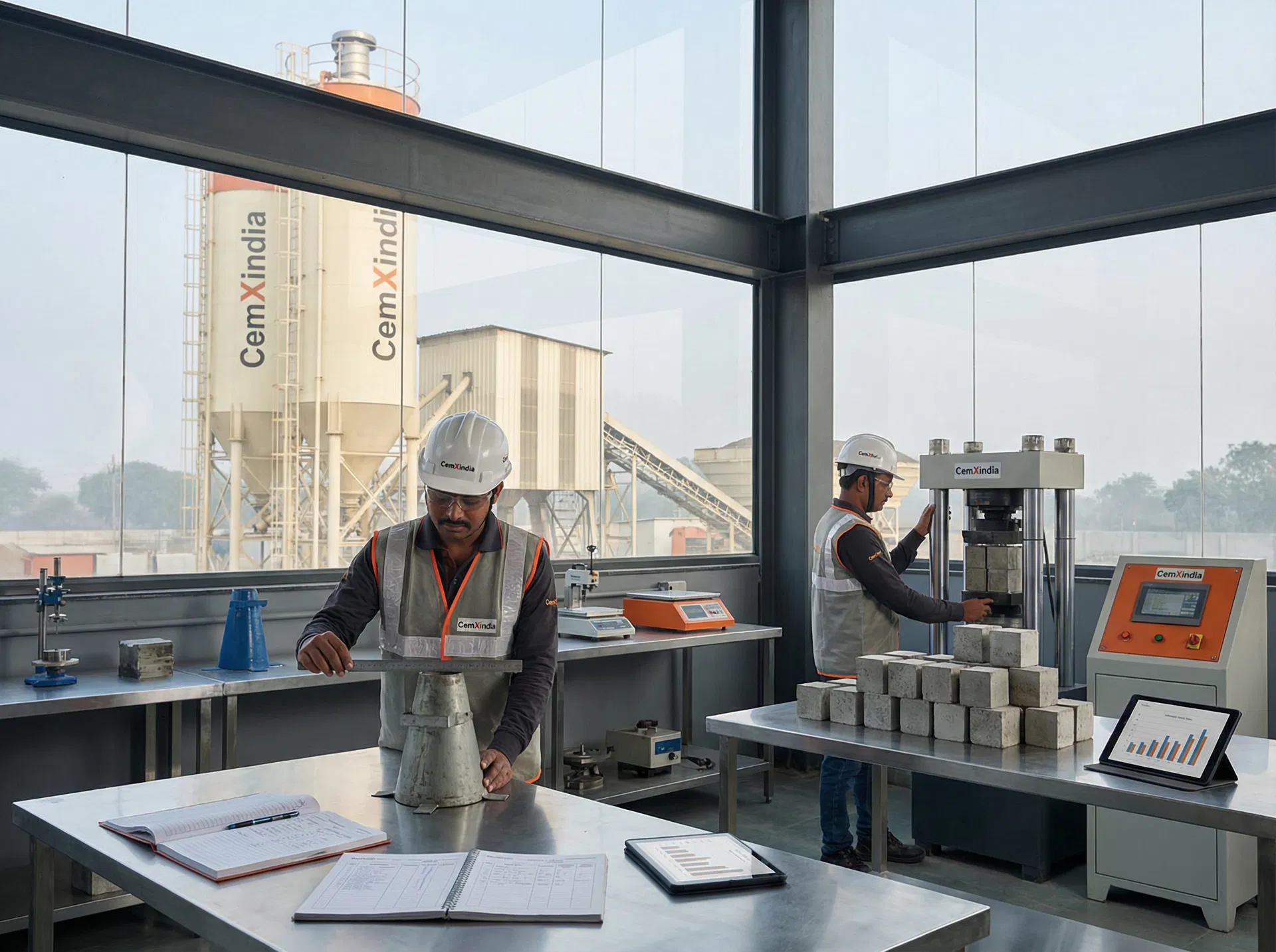CemXindia quality control laboratory