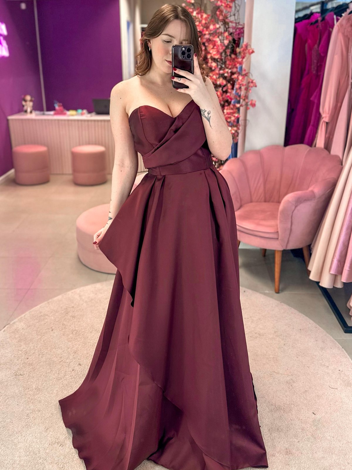 Zola Marsala - Aluguel de Vestido em Florianópolis | Sassy Dressy