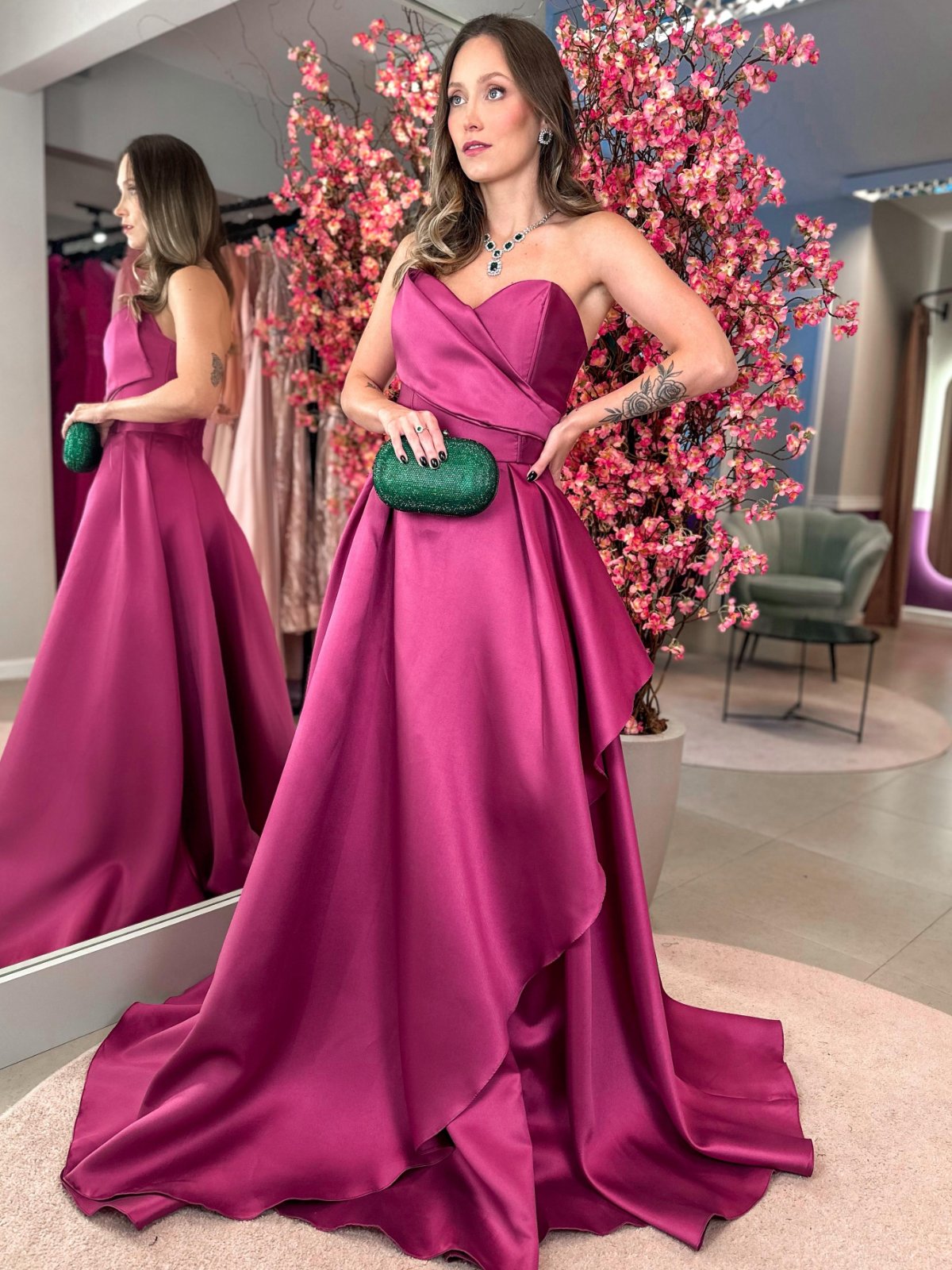 Zola Fúcsia - Aluguel de Vestido em Florianópolis | Sassy Dressy