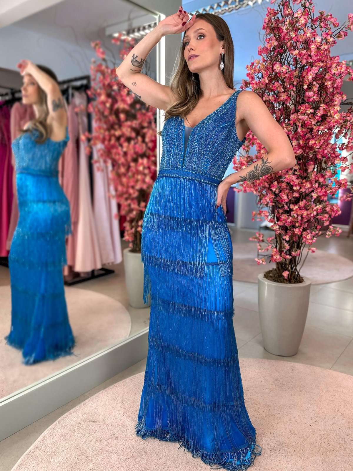 Hailey Azul - Aluguel de Vestido em Florianópolis | Sassy Dressy