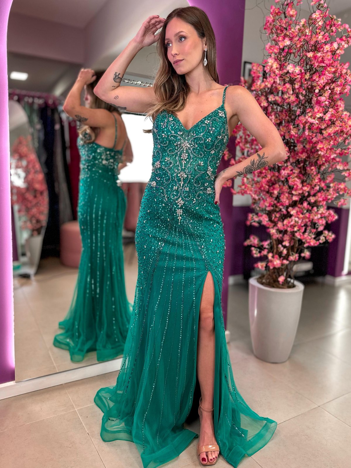 Marilyn Verde - Aluguel de Vestido em Florianópolis | Sassy Dressy