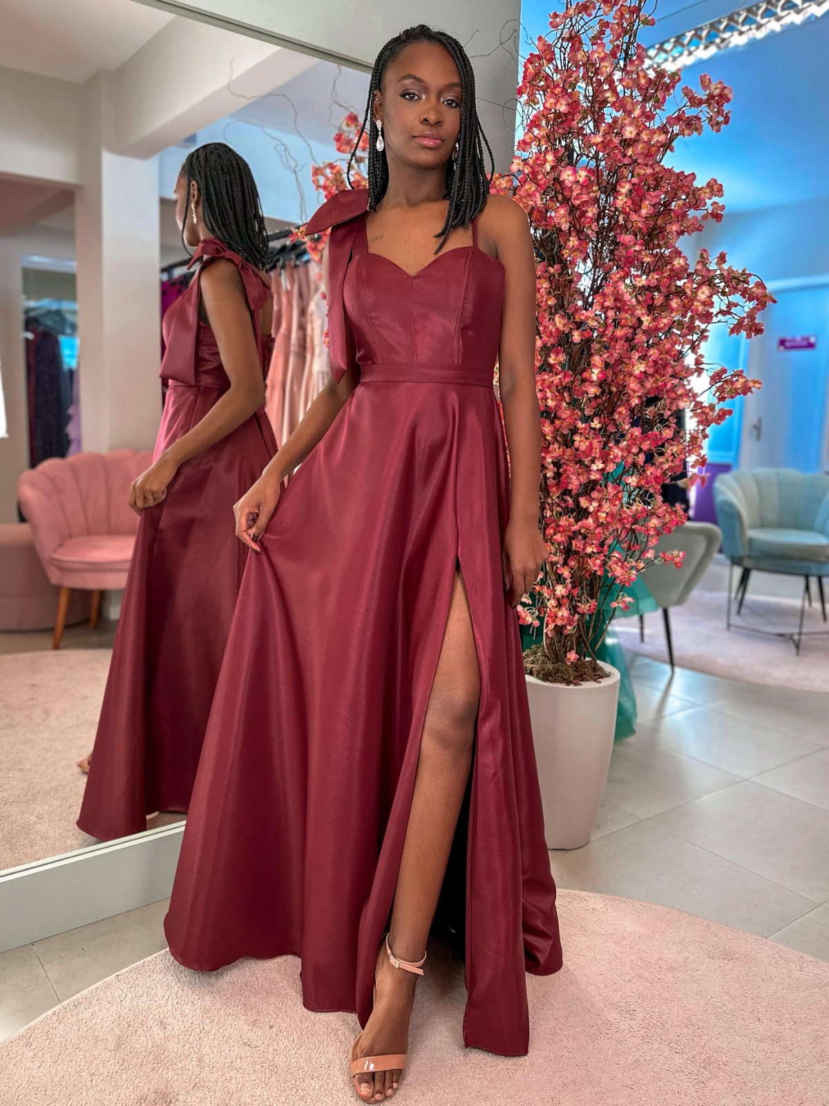 Mia Marsala - Aluguel de Vestido em Florianópolis | Sassy Dressy