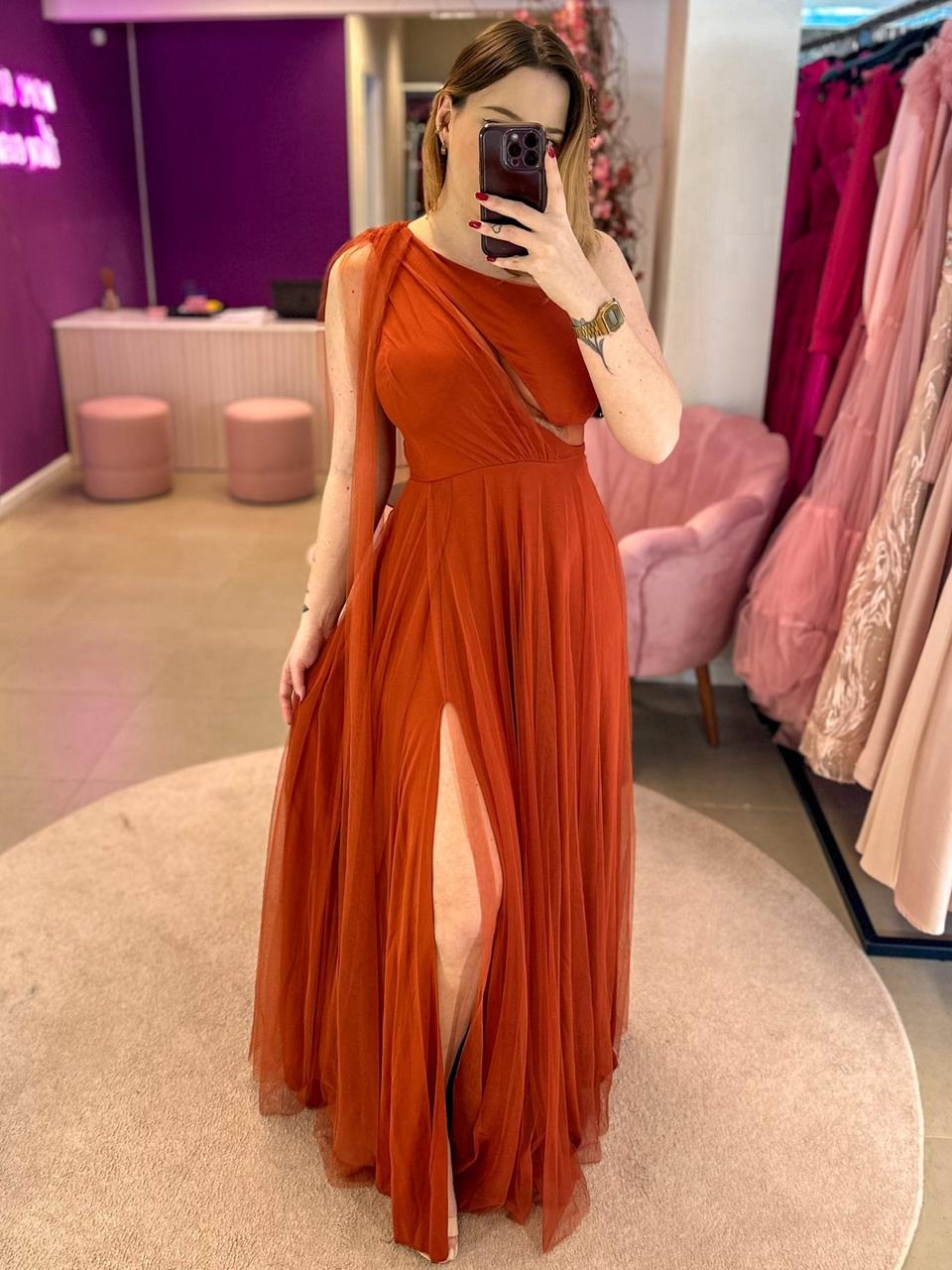 Paula Terracota - Aluguel de Vestido em Florianópolis | Sassy Dressy