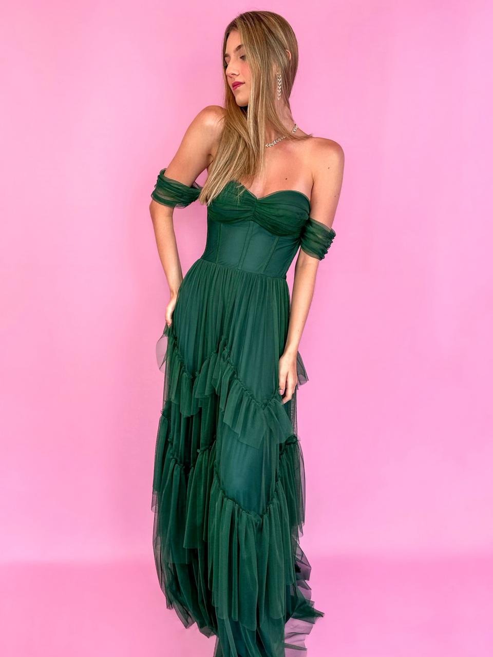 Ketlin Verde - Aluguel de Vestido em Florianópolis | Sassy Dressy